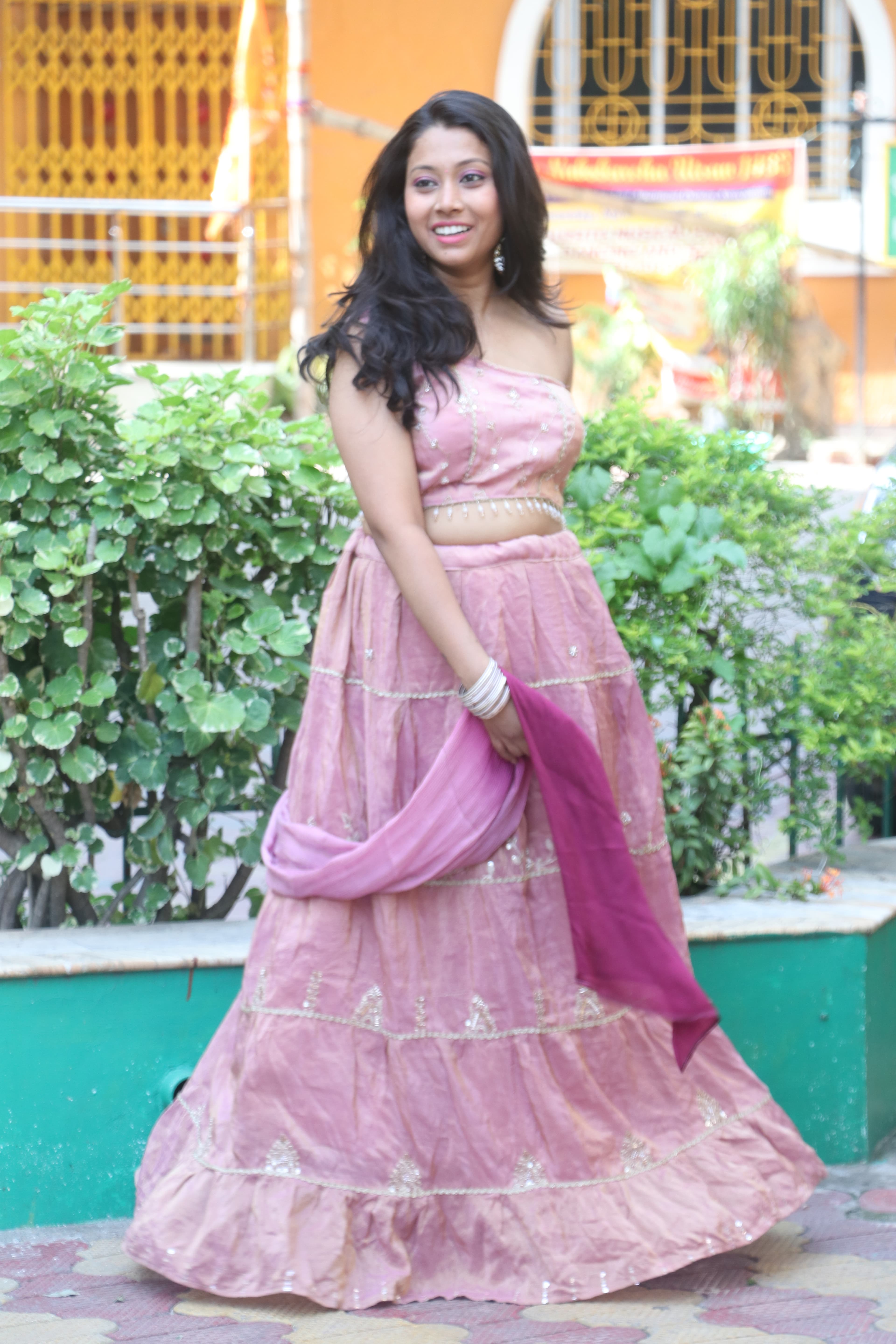 Adaa Lehanga Set view 2