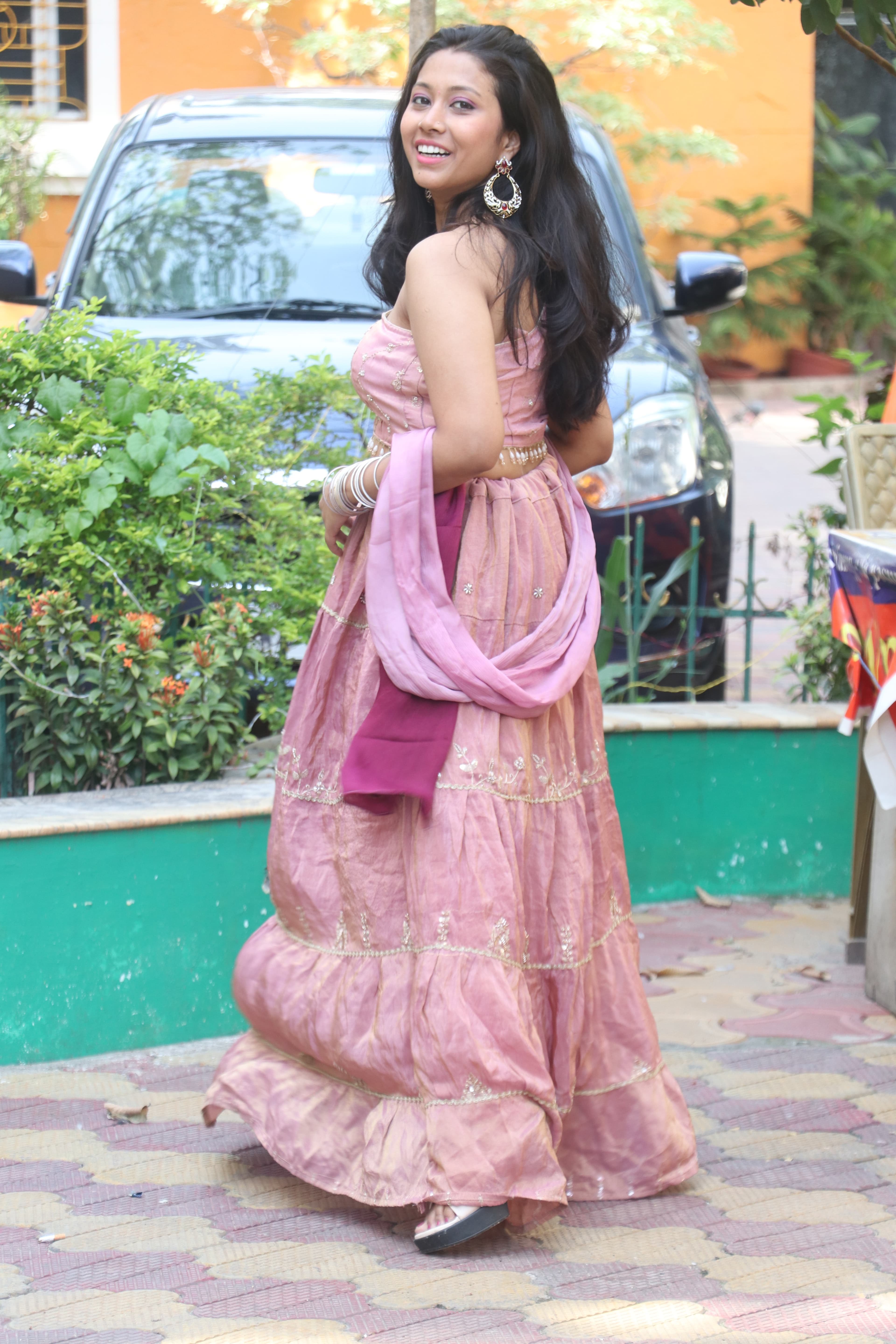 Adaa Lehanga Set view 6